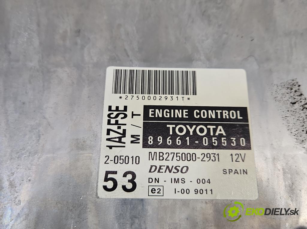 Toyota Avensis I T22 1997-2003 2.0 VVTi 150 hp manual 110 kW 1998 cm3 5- řídící jednotka motoru 89661-05530
