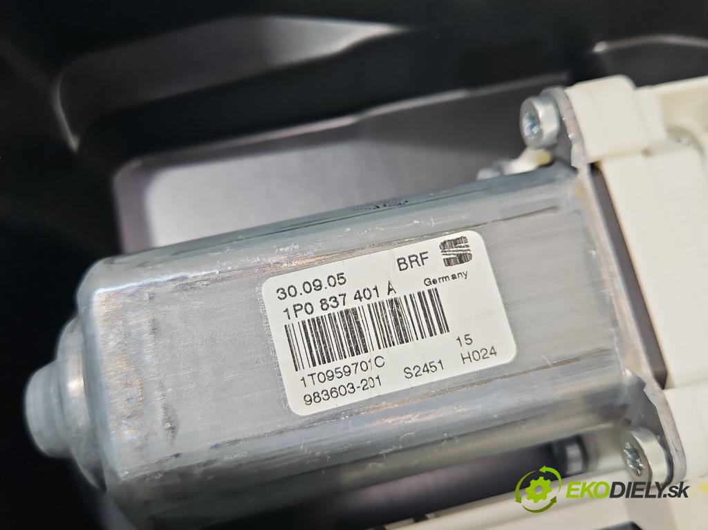 Seat Leon II 2005-2012 2.0 tdi 140 hp manual 103 kW 1968 cm3 5- mechanismus stahování přední levý 1K0959793H