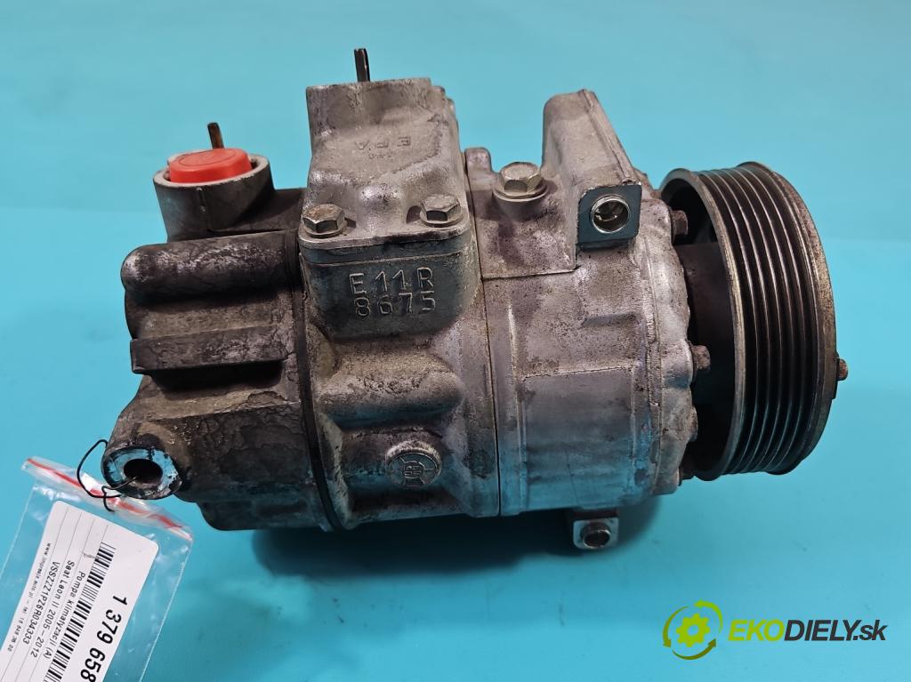 Seat Leon II 2005-2012 2.0 tdi 140 hp manual 103 kW 1968 cm3 5- Kompresor: klíma 1K0820803Q (Kompresory)