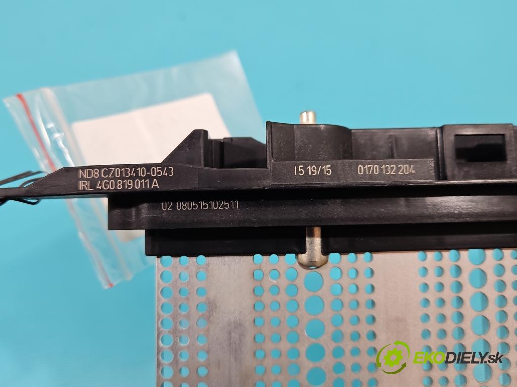 Audi A7 4G 2010-2018 3.0 tdi 272 hp automatic 200 kW 2967 cm3 5- radiátor 4G0819011A (Radiátory topení)