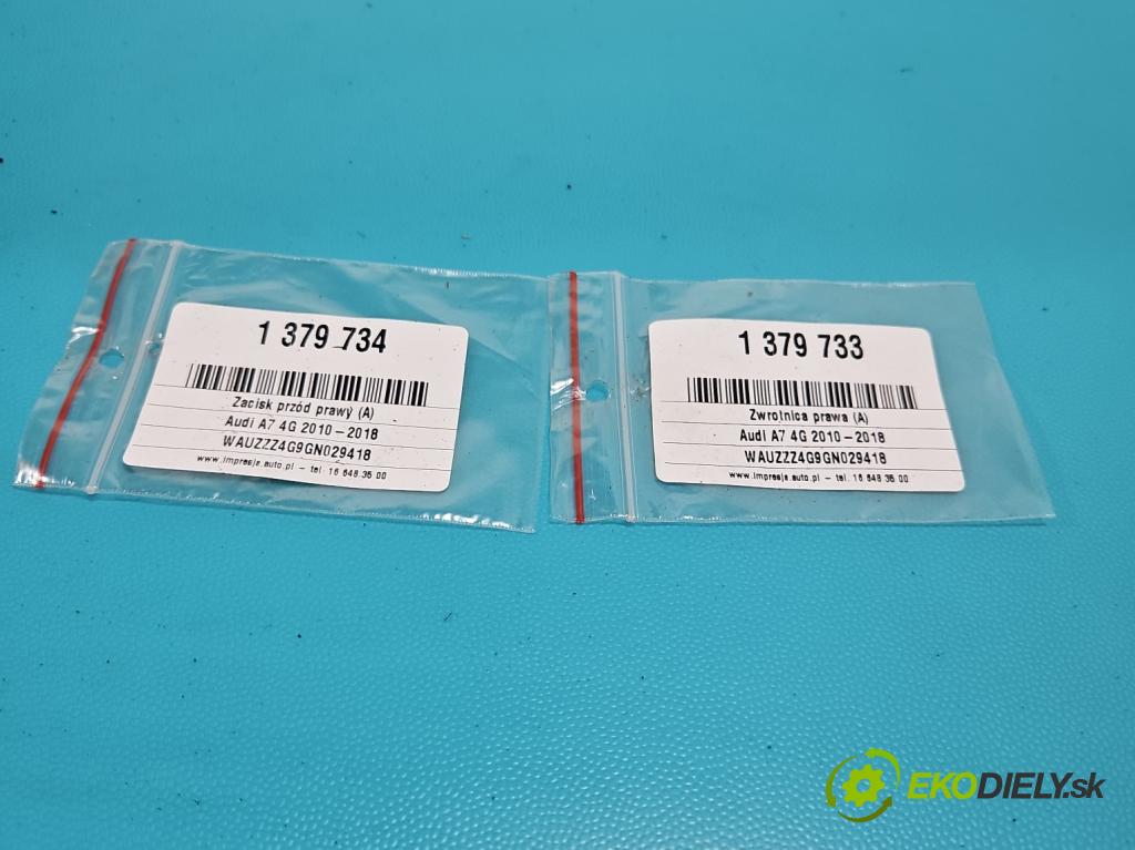 Audi A7 4G 2010-2018 3.0 tdi 272 HP automatic 200 kW 2967 cm3 5- brzdič predné pravý  (Kľučka dverí ostatné)