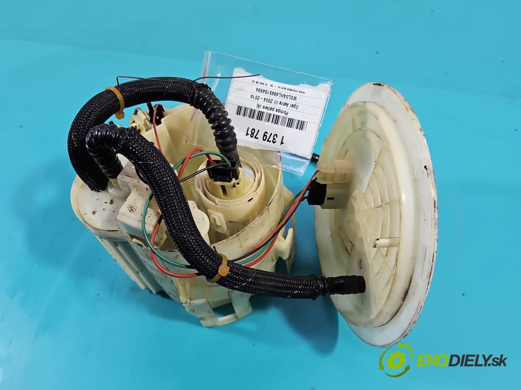Opel Astra III 2004-2014 1.8 16V 125 hp manual 92 kW 1796 cm3 5- čerpadlo paliva 131119487