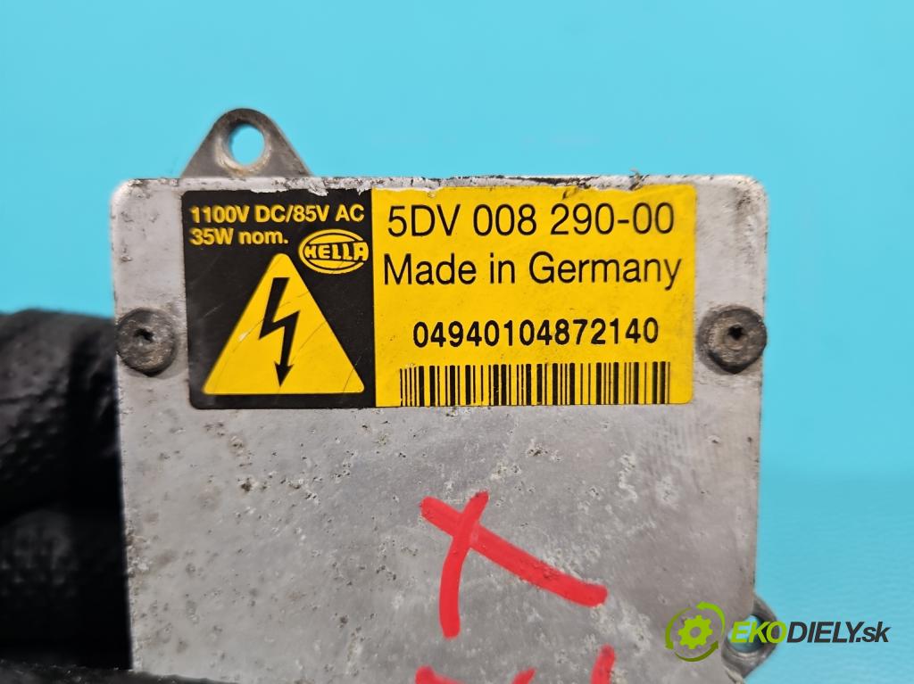 Opel Astra III 2004-2014 1.8 16V 125 HP manual 92 kW 1796 cm3 5- střídač: xenon 5DV008290-00 (Riadiace jednotky xenónu)