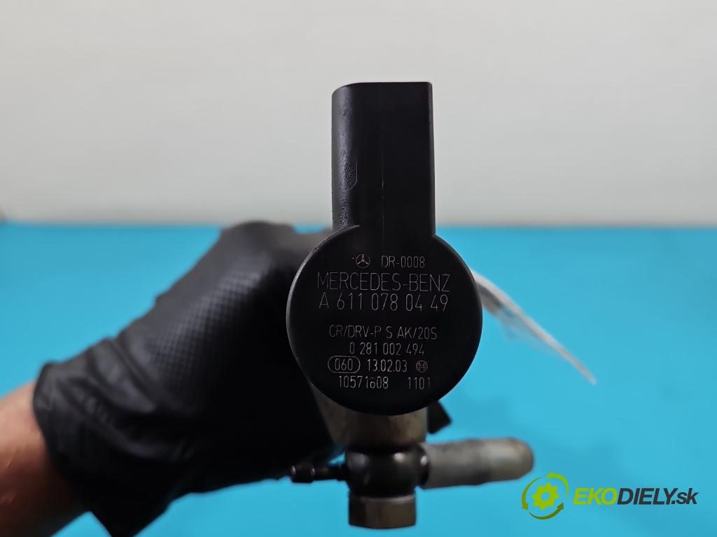 Mercedes E W211 2002-2009 3.2 cdi 204 HP automatic 150 kW 3222 cm3 5- lišta vstrekovacia 0445216007 (Vstrekovacie lišty)