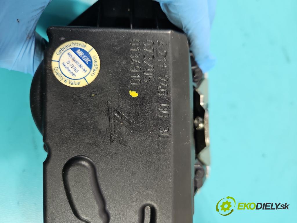 Mercedes E W211 2002-2009 3.2 cdi 204 hp automatic 150 kW 3222 cm3 5- zámek kufrových dveří zadní A2117400036