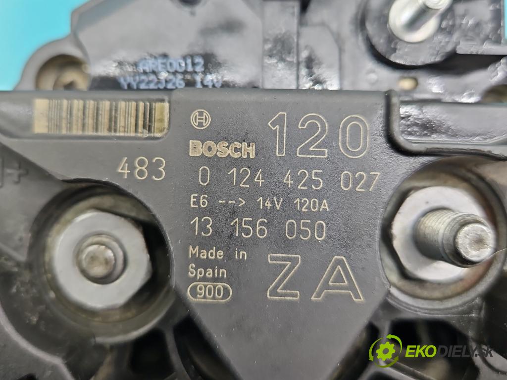 Opel Astra III 2004-2014 1.8 16V 125 hp manual 92 kW 1796 cm3 5- Alternator 0124425027 (Alternátory)