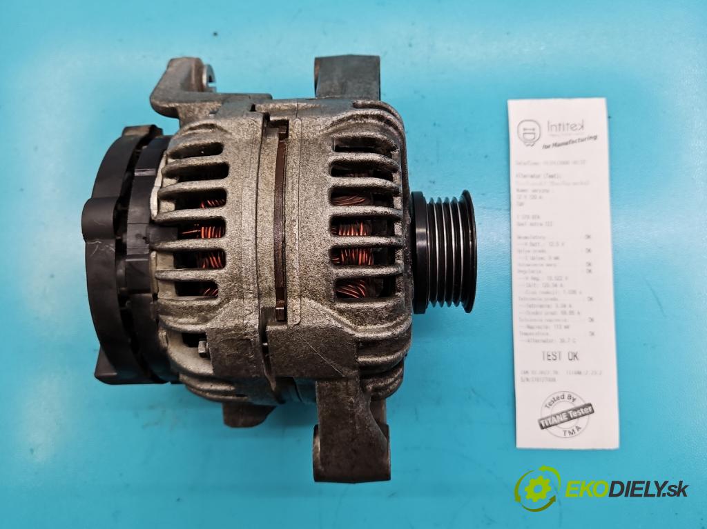 Opel Astra III 2004-2014 1.8 16V 125 hp manual 92 kW 1796 cm3 5- Alternator 0124425027 (Alternátory)