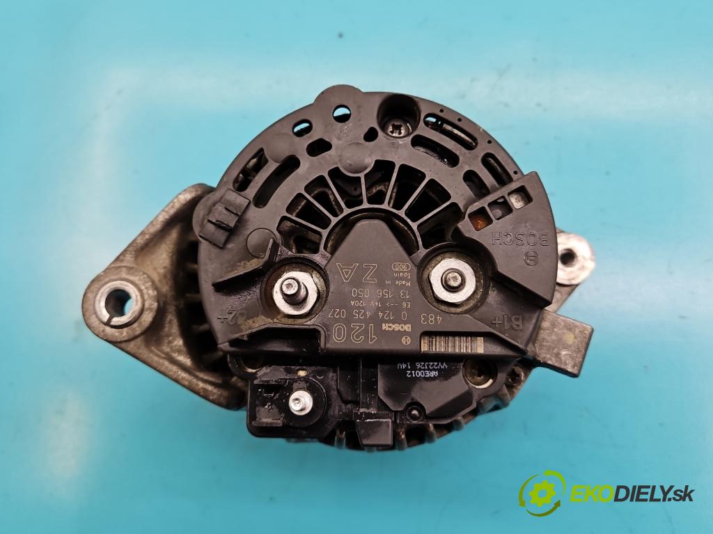 Opel Astra III 2004-2014 1.8 16V 125 hp manual 92 kW 1796 cm3 5- Alternator 0124425027 (Alternátory)
