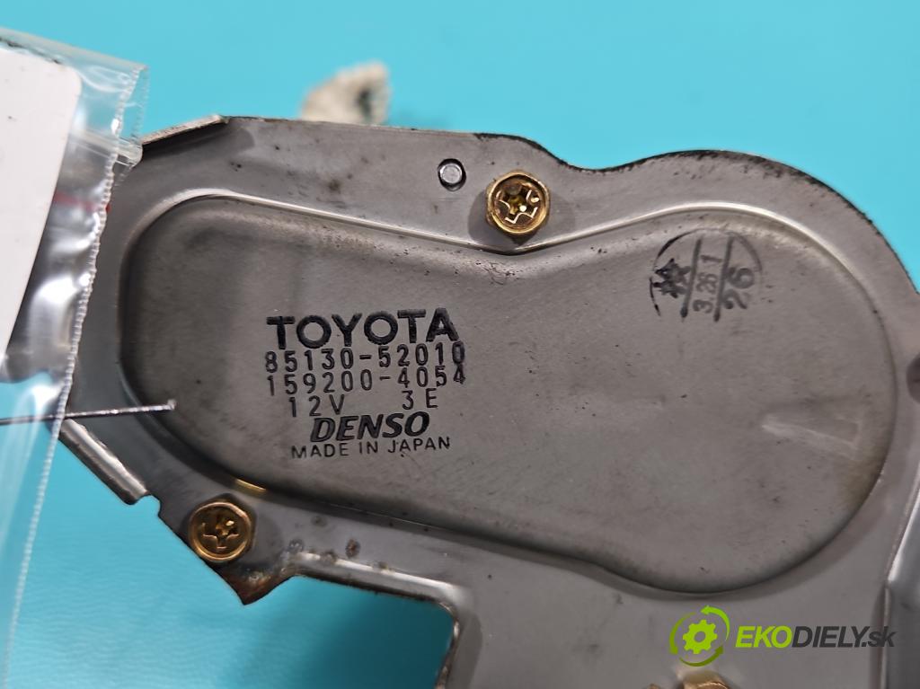 Toyota Yaris I 1999-2005 1.4 D4D 75 hp manual 55 kW 1364 cm3 5- motor stěrače zadní 85130-52010