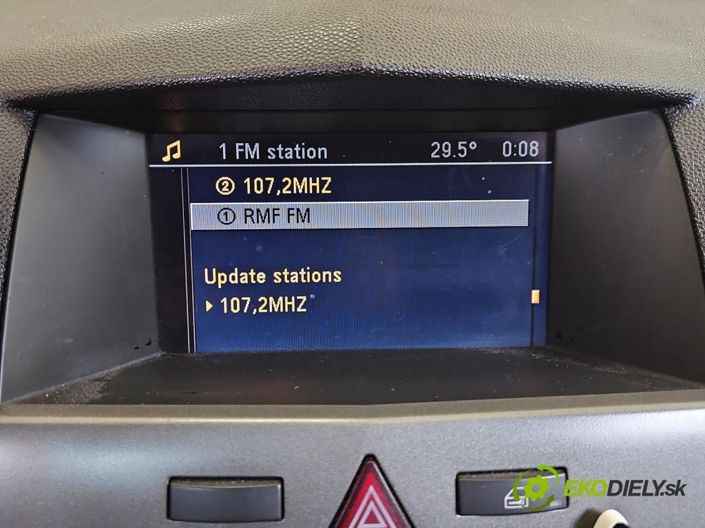 Opel Astra III 2004-2014 1.7 cdti 101 HP manual 74 kW 1686 cm3 5- Zobrazit: 13111166 (Prístrojové dosky, displeje)