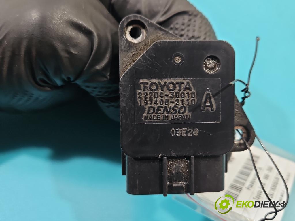 Toyota Yaris I 1999-2005 1.4 D4D 75 HP manual 55 kW 1364 cm3 5- průtokoměr: 197400-2110 (Váhy vzduchu)