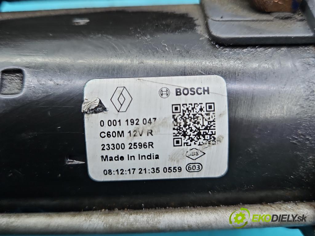 Dacia Sandero II 2012-2020 1.0 12V SCe: 73 HP manual 54 kW 999 cm3 5- štartér 0001192047 (Štartéry)