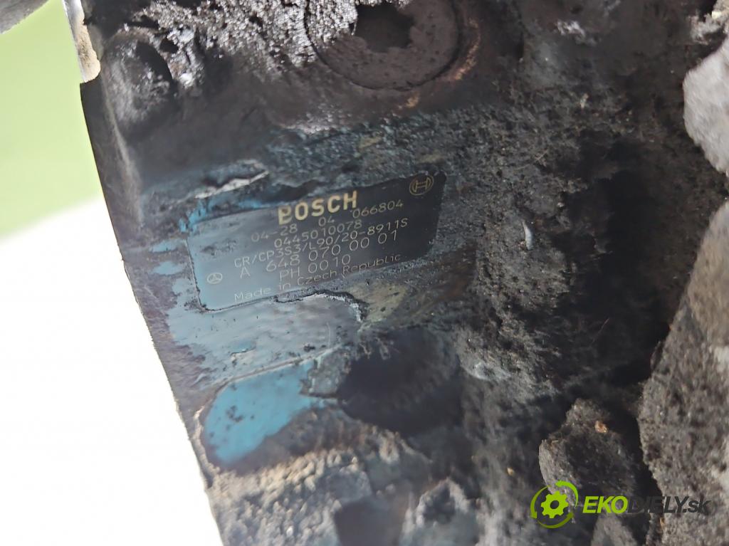 Mercedes E W211 2002-2009 3.2 cdi 204 HP automatic 150 kW 3222 cm3 5- čerpadlo vstrekovacia 0445010078 (Vstrekovacie čerpadlá)