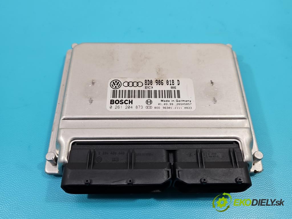Audi A4 B5 1994-2001 1.8 20V 125 hp manual 92 kW 1781 cm3 4- řídící jednotka motoru 8D0906018D