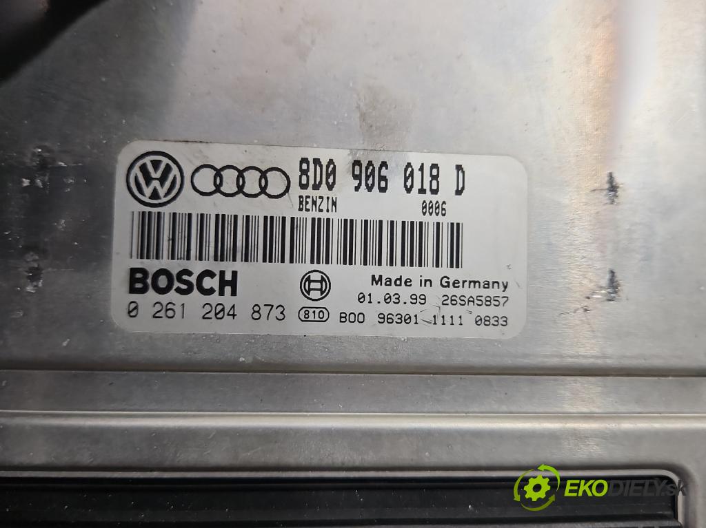 Audi A4 B5 1994-2001 1.8 20V 125 hp manual 92 kW 1781 cm3 4- řídící jednotka motoru 8D0906018D
