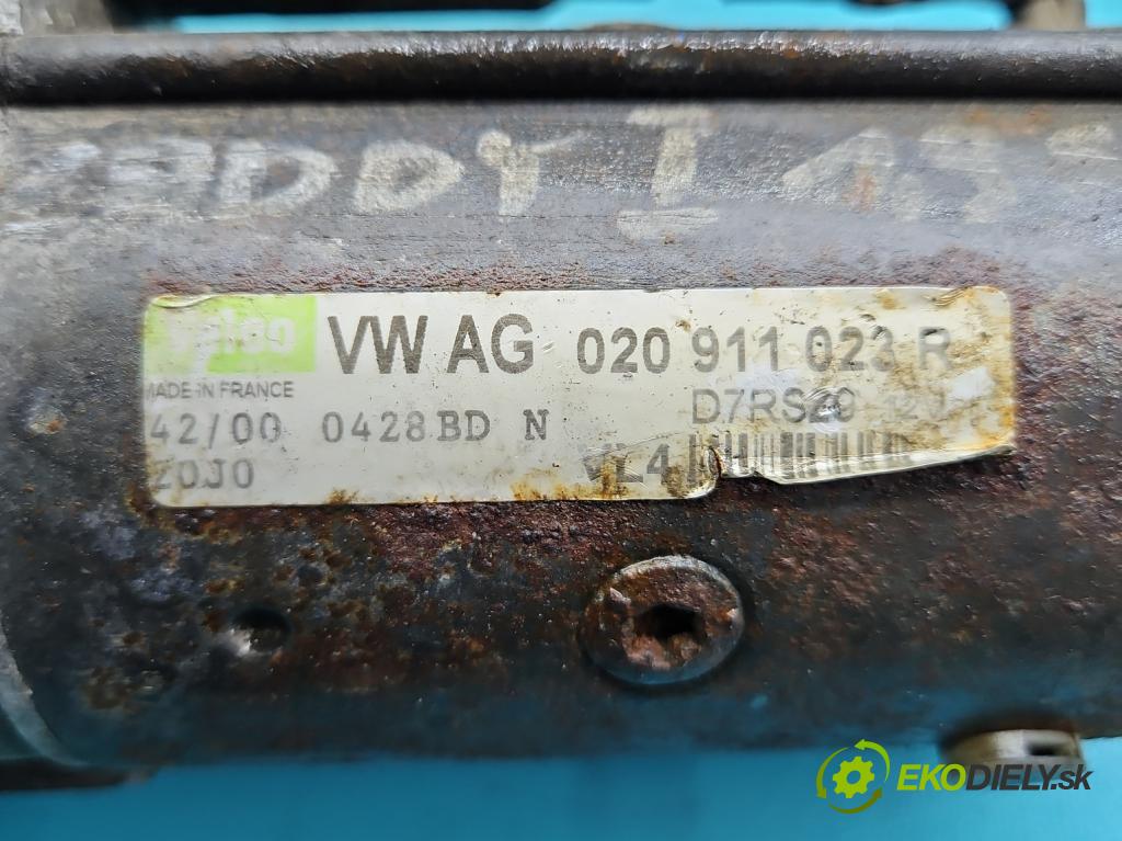 Vw Caddy II 9K 1996-2004 1.9 sdi 64 HP manual 47 kW 1896 cm3 5- štartér 020911023R (Štartéry)