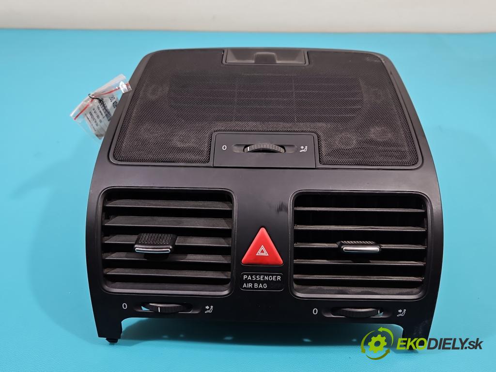 Vw Golf V 2003-2009 1.6 SR 102 HP manual 75 kW 1595 cm3 5- Mřížka: kúrenia stredová 1K0819153B (Mriežky kúrenia (fukáre))