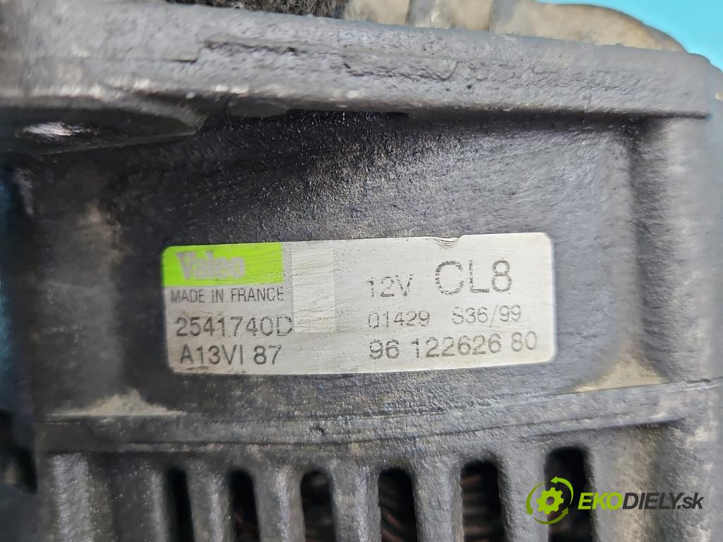 Fiat Ducato II 1994-2006 1.9 TD 90 HP manual 66 kW 1905 cm3 5- Alternator 9612262680 (Alternátory)