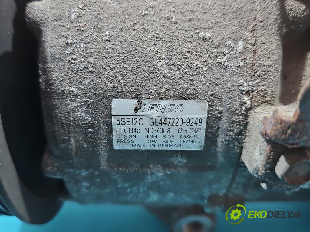 Toyota Avensis II T25 2003-2008 1.8 vvti 129 hp manual 95 kW 1794 cm3 5- čerpadlo klíma 447220-9249