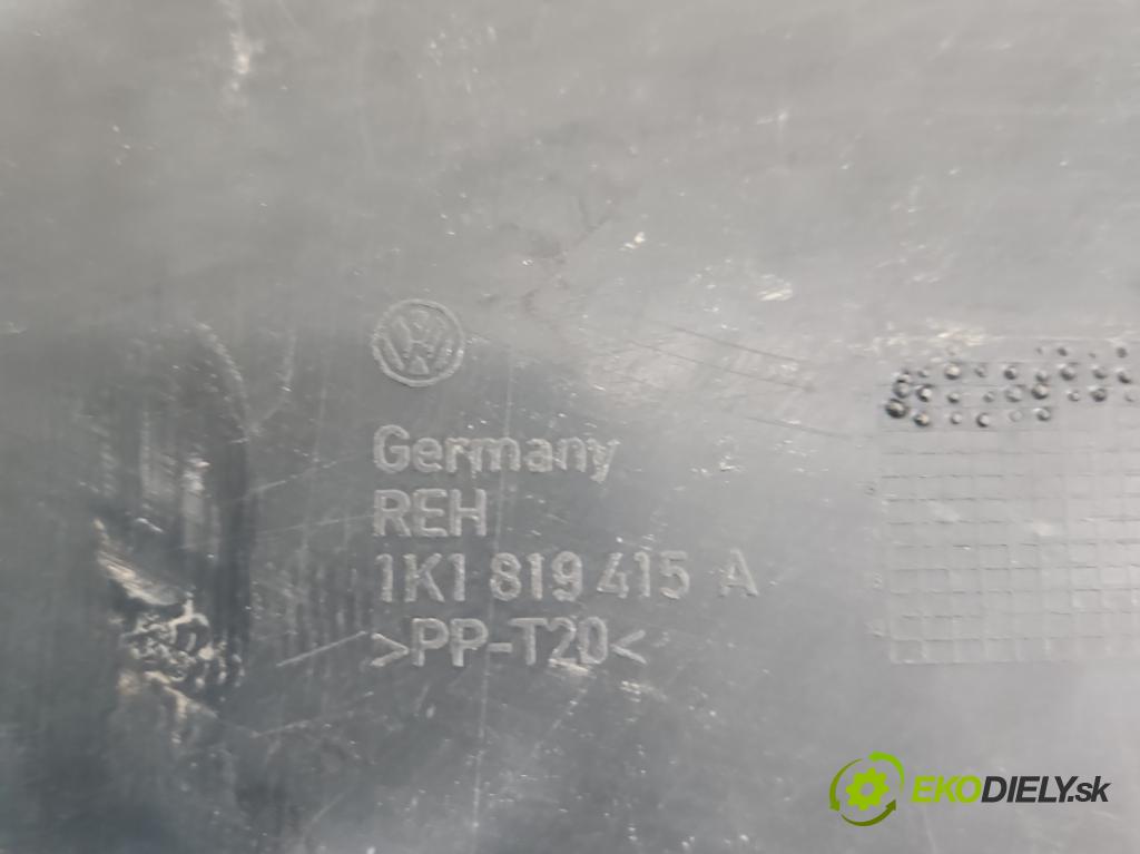 Vw Golf V 2003-2009 1.6 SR 102 HP manual 75 kW 1595 cm3 5- torpédo 1K1819415A (Torpéda)