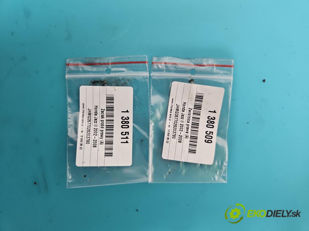 Honda Jazz II 2002-2008 1.2 77 HP manual 57 kW 1246 cm3 5- náboj pravé (Náboje)