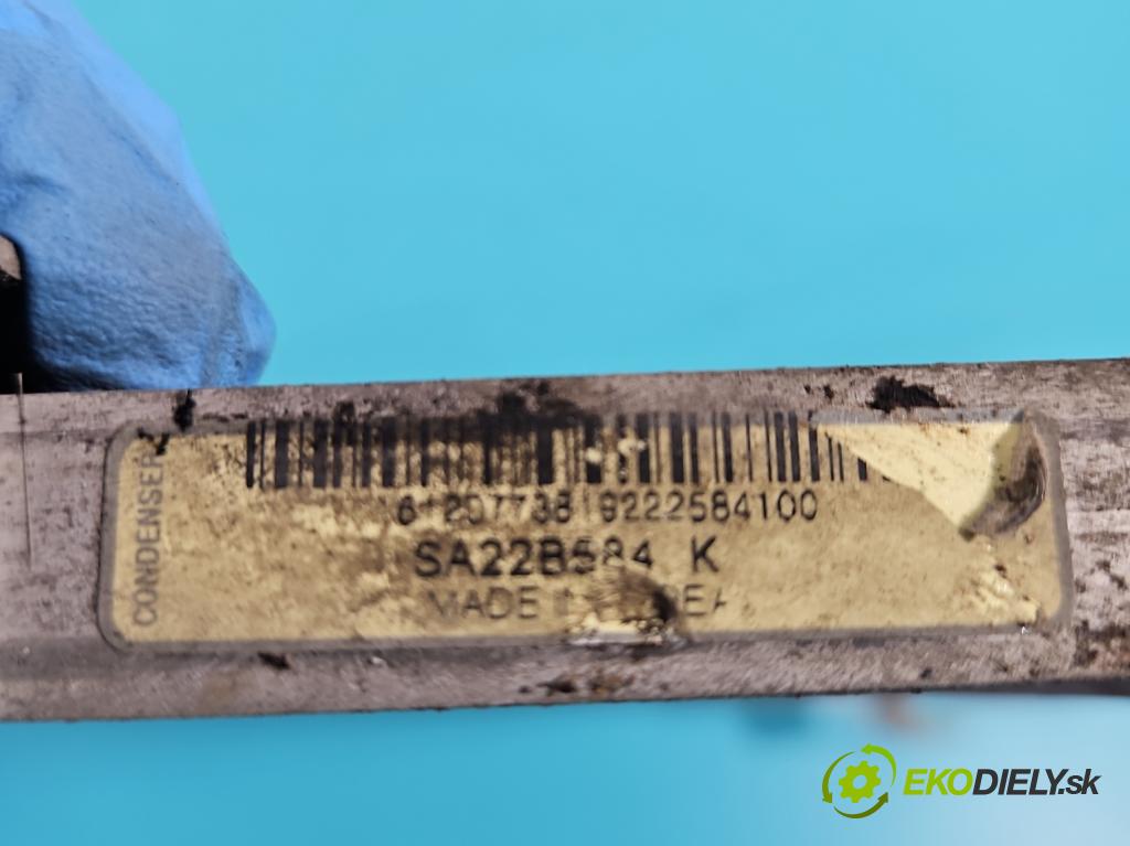 Opel Astra III 2004-2014 1.7 cdti 101 HP manual 74 kW 1686 cm3 5- chladič klimatizácie  (Chladiče klimatizácie)