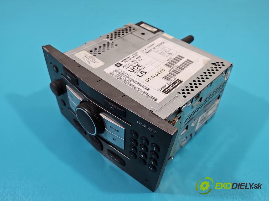 Opel Astra III 2004-2014 1.7 cdti 101 HP manual 74 kW 1686 cm3 5- Radio originál 13188465
