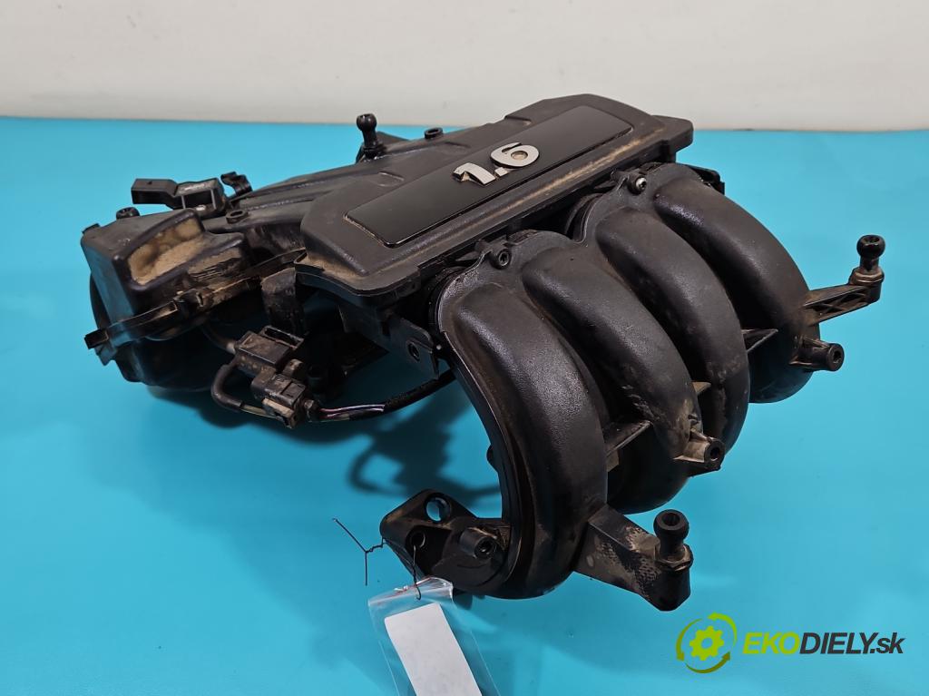 Vw Golf V 2003-2009 1.6 SR 102 HP manual 75 kW 1595 cm3 5- zvod nasávací 06A133185KR (Sacie potrubia)