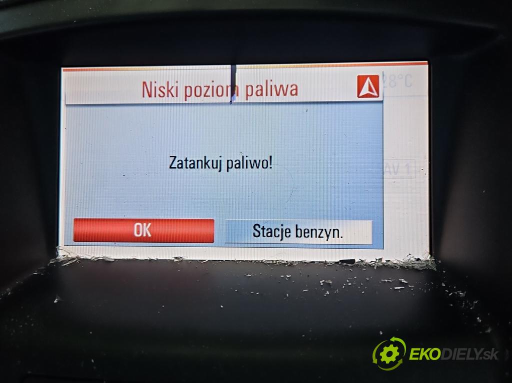 Opel Insignia A 2008-2017 2.0 cdti 131 HP automatic 96 kW 1956 cm3 5- Zobrazit: 22764032 (Prístrojové dosky, displeje)