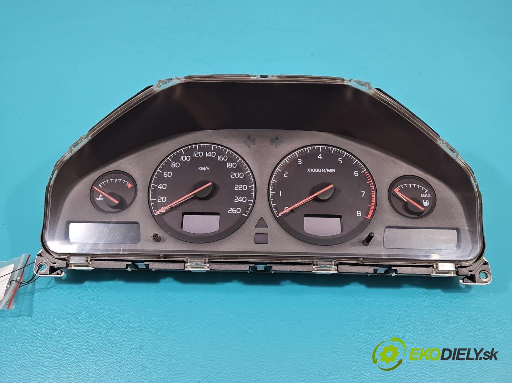Volvo S60 I 2000-2010 2.0 T 179KM manual 132 kW 1984 cm3 4- prístrojovka/ budíky 8637993 (Prístrojové dosky, displeje)