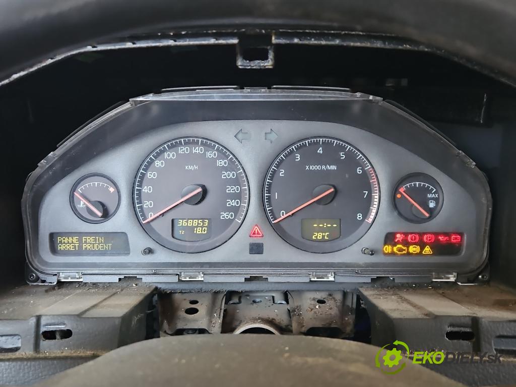 Volvo S60 I 2000-2010 2.0 T 179KM manual 132 kW 1984 cm3 4- prístrojovka/ budíky 8637993 (Prístrojové dosky, displeje)
