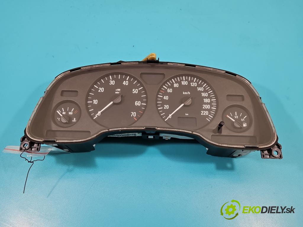 Opel Astra II 1998-2009 1.4 16V 90 HP manual 66 kW 1364 cm3 5- prístrojovka/ budíky 24451504ZL (Prístrojové dosky, displeje)