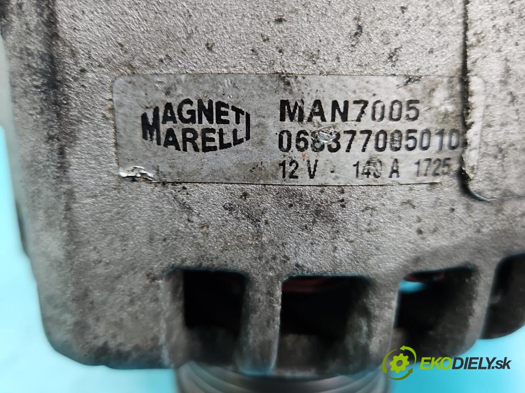 Fiat Croma II 2005-2010 1.9 jtd 120 HP manual 88 kW 1910 cm3 5- Alternator  (Alternátory)