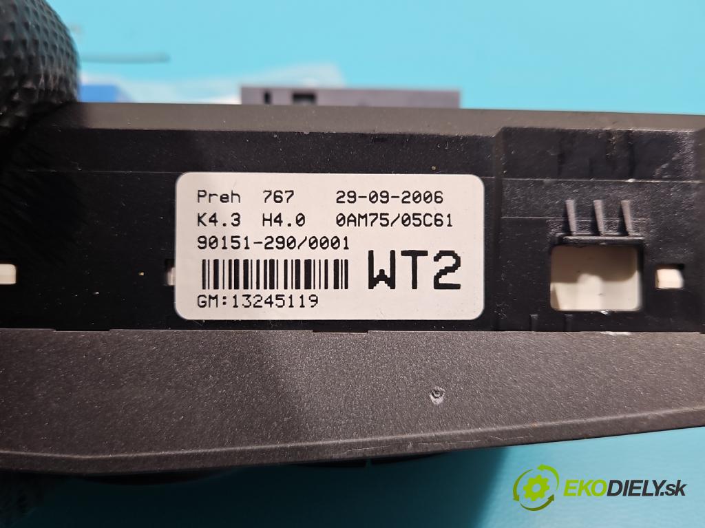 Opel Zafira B 2005-2014 1.9 cdti 120 HP manual 88 kW 1910 cm3 5- panel kúrenia 13245119