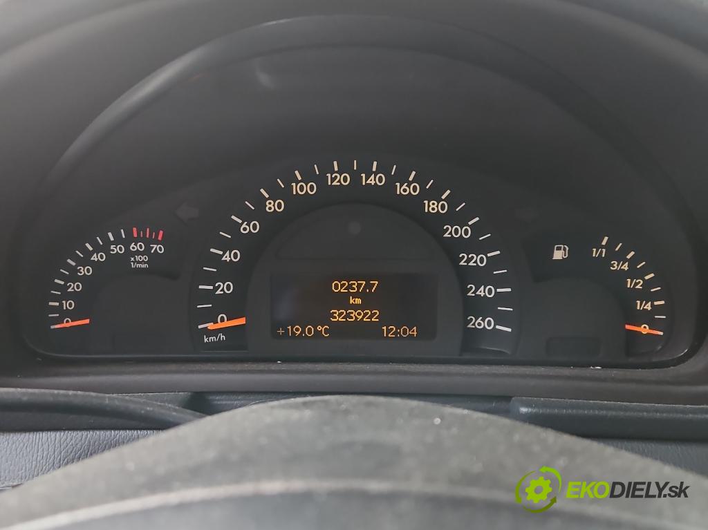 Mercedes C W203 2000-2007 1.8 kompresor 163 HP manual 120 kW 1796 cm3 5- prístrojovka/ budíky A2035407611 (Prístrojové dosky, displeje)