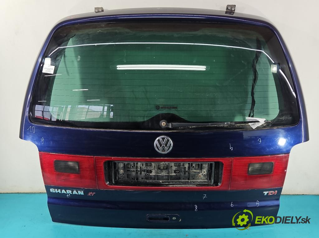 Vw Sharan I 1995-2010 1.9 tdi 116 hp manual 85 kW 1896 cm3 5- zadní kufrové dveře (Zadní kapoty)