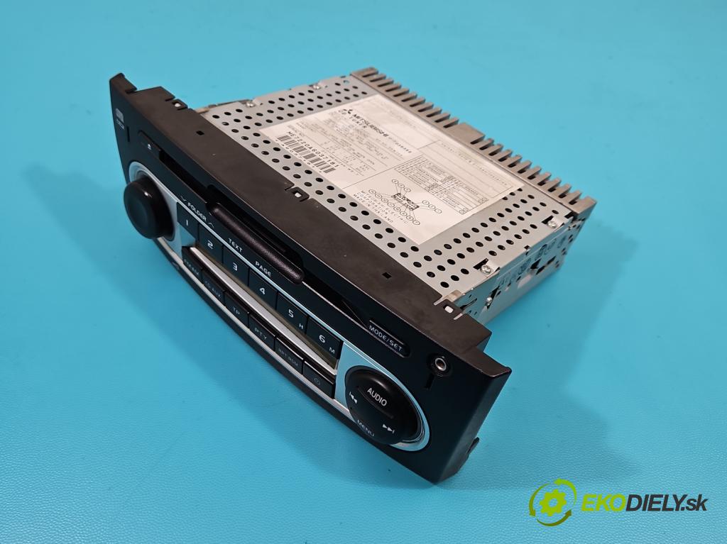 Mitsubishi Colt Z30 VI 2004-2012 1.3 16V 95 HP manual 70 kW 1332 cm3 5- Radio originál MZ314167
