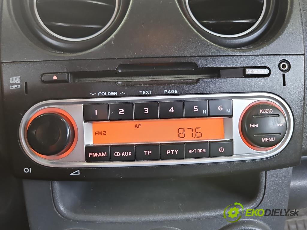 Mitsubishi Colt Z30 VI 2004-2012 1.3 16V 95 HP manual 70 kW 1332 cm3 5- Radio originál MZ314167