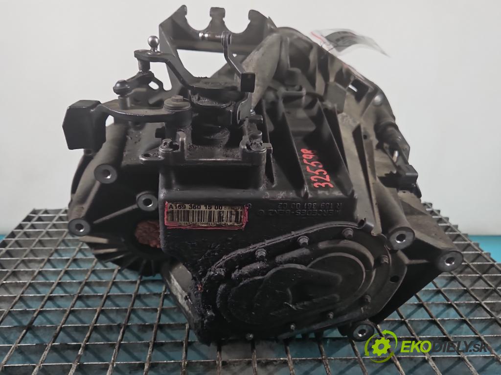 Mercedes A W169 2004-2012 1.5 95 HP manual 70 kW 1498 cm3 5- prevodovka stupeň,rýchlosť manual A1693601500
