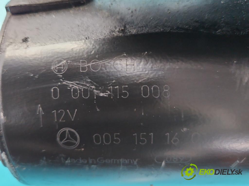 Mercedes A W168 1997-2004 1.7 cdi 90 HP manual 66 kW 1689 cm3 5- štartér 0001115008 (Štartéry)
