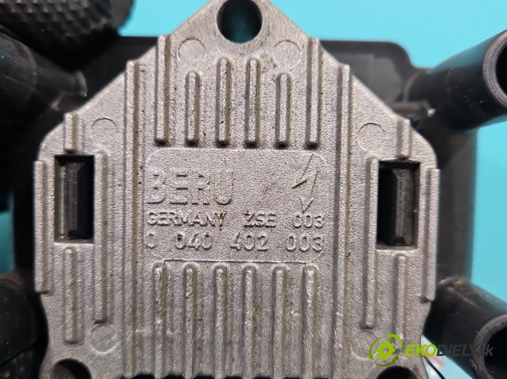 Audi A3 8L 1996-2003 1.6 SR (APF) 101 HP manual 74 kW 1595 cm3 5- cievka zapaľovacia 0040402003 (Zapaľovacie cievky, moduly)