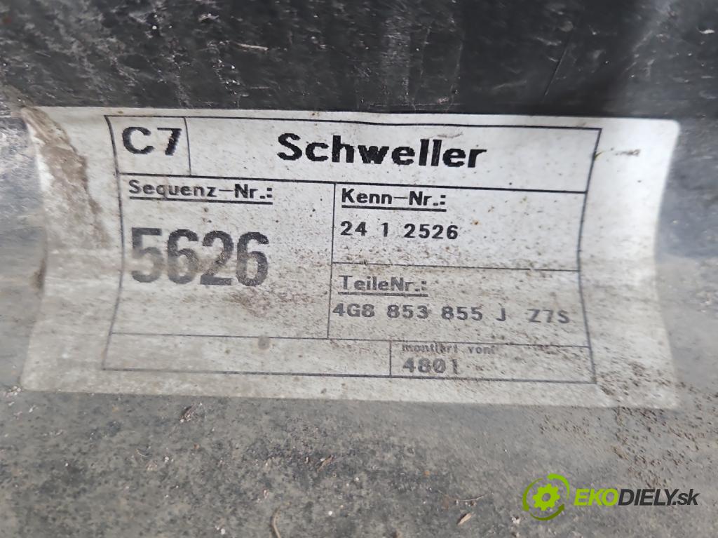 Audi A7 4G 2010-2018 3.0 tdi 272 HP automatic 200 kW 2967 cm3 5- lišta práh: ľavé 4G8853855J (Lišta prahová)