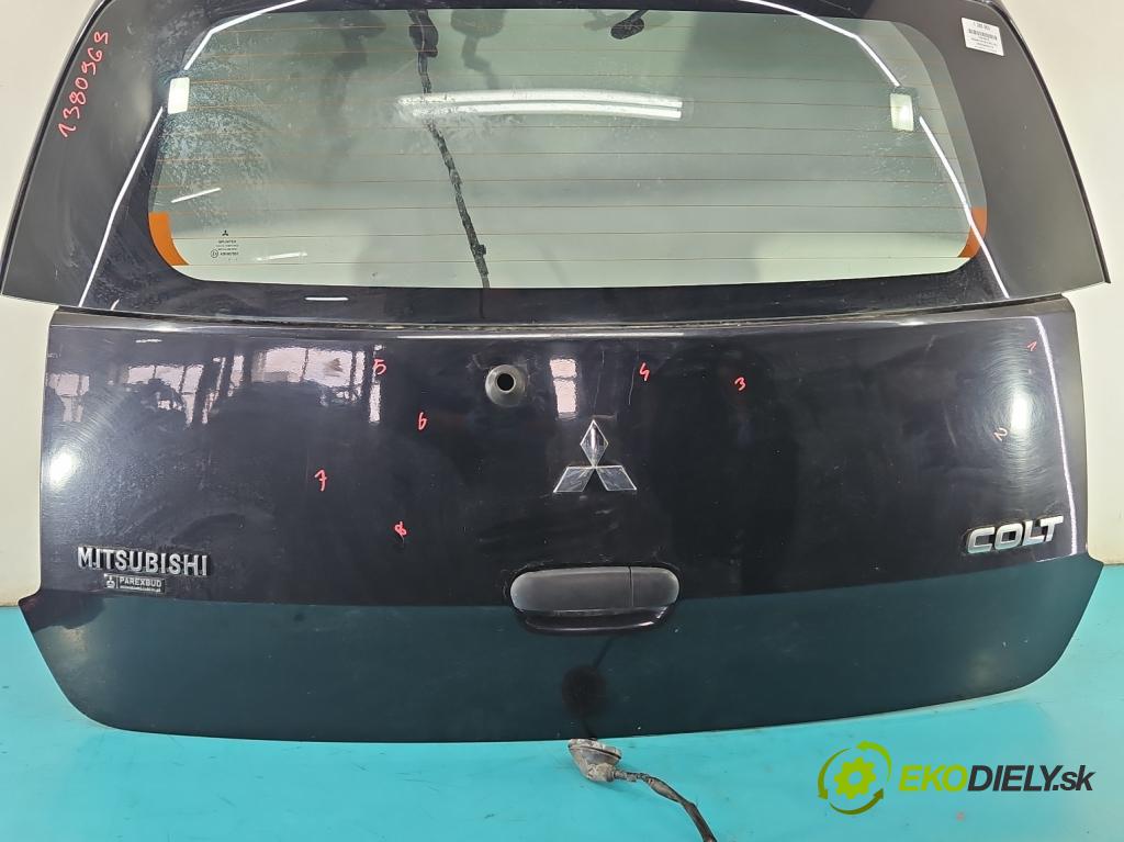 Mitsubishi Colt Z30 VI 2004-2012 1.3 16V 95 hp manual 70 kW 1332 cm3 5- zadní kufrové dveře  (Zadní kapoty)