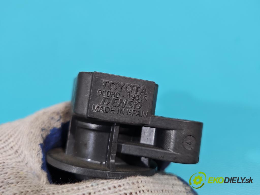 Toyota Avensis I T22 1997-2003 1.8 vvti 129 HP manual 95 kW 1794 cm3 5- cievka zapaľovacia 90080-19019 (Zapaľovacie cievky, moduly)