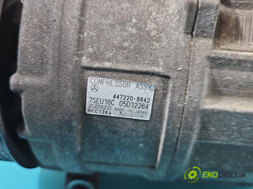 Mercedes C W203 2000-2007 1.8 KOMPRESOR: 163 hp manual 120 kW 1796 cm3 5- Kompresor: klíma A0002306211 (Kompresory)