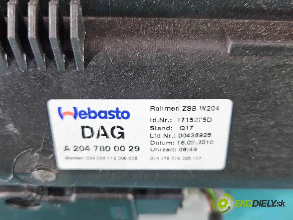 Mercedes E W212 2009-2016 3.0 cdi V6 204 hp automatic 150 kW 2987 cm3 5- Střešní okno: A2127800540 (Okna karoserie)