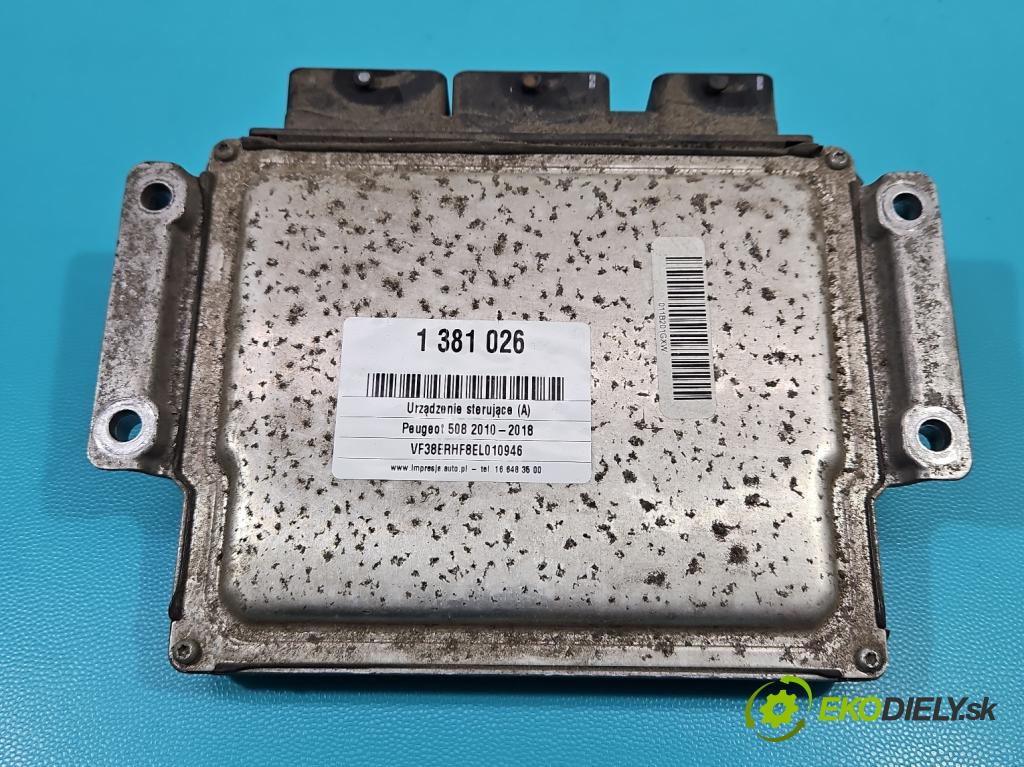 Peugeot 508 2010-2018 2.0 hdi 140 hp manual 103 kW 1997 cm3 5- řídící jednotka motoru 9666375980