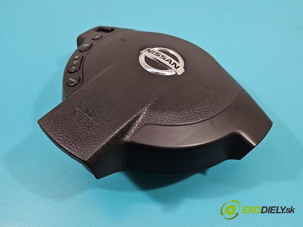 Nissan Qashqai I J10 2006-2013 2.0 dci 150 HP manual 110 kW 1994 cm3 5- airbag vzduch: Řidiči: 98510-JD18E (Airbagy)