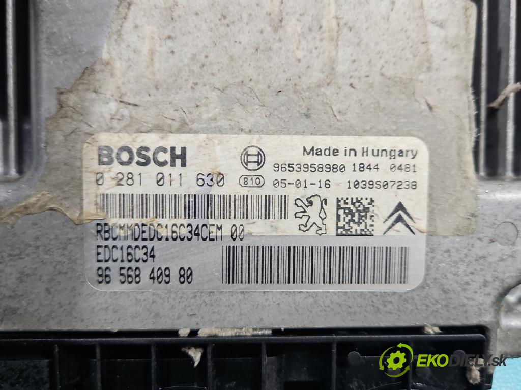Citroen C4 I 2004-2011 1.6 hdi 109 hp manual 80 kW 1560 cm3 5- řídící jednotka motoru 0281011630