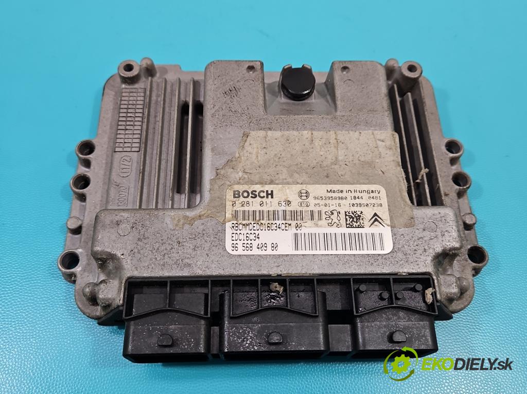 Citroen C4 I 2004-2011 1.6 hdi 109 hp manual 80 kW 1560 cm3 5- řídící jednotka motoru 0281011630